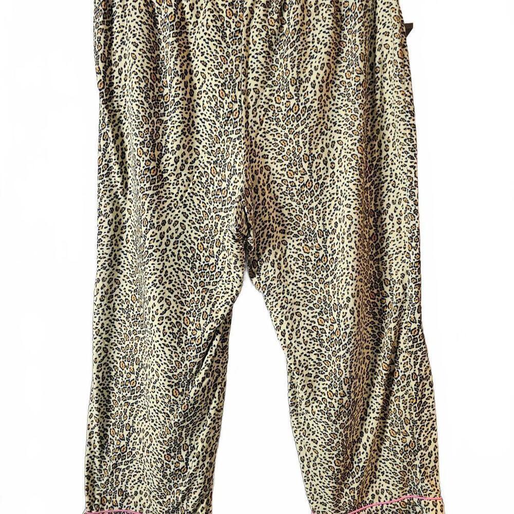 Plus Size Leopard Print Lounge Pants 3X - Picture 2 of 3